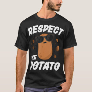Achtung der Kartoffel für Kinder Jungen Männer Fun T-Shirt