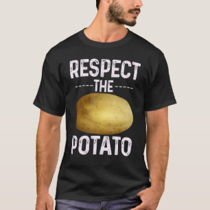 Achtung der Kartoffelwurzel Pflanzkartoffeln Vegan T-Shirt