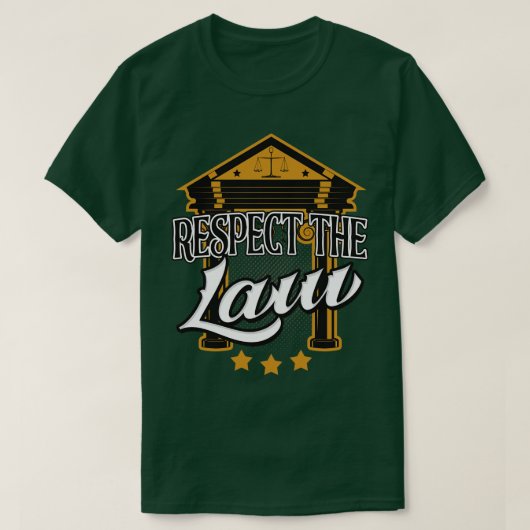 Achtung des Anwalts T-Shirt (Design vorne)
