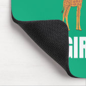 Achtung des Giraffen Mousepad (Ecke)