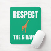 Achtung des Giraffen Mousepad (Mit Mouse)