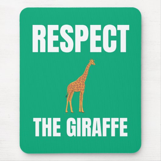 Achtung des Giraffen Mousepad (Vorne)