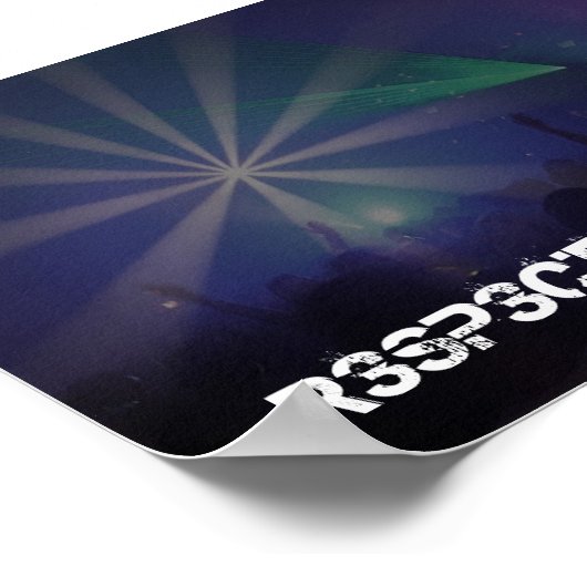 Achtung des Rave Poster (Ecke)