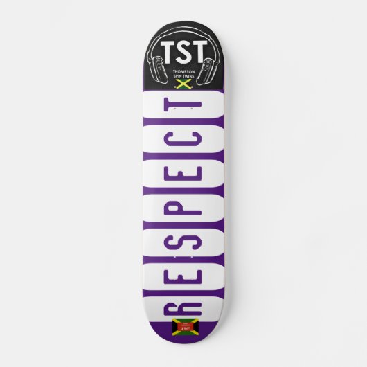 ACHTUNG des Skateboards (Vorderseite)