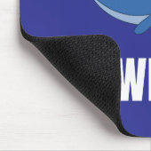 Achtung des Wals Mousepad (Ecke)