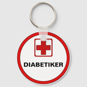 Achtung – DIABETIKER Schlüsselanhänger
