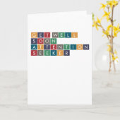 Achtung, die Suche wird bald gut Karte (Gelbe Blume)