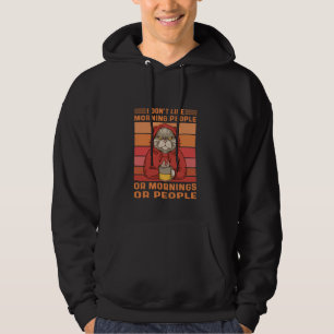 Achtung! Diese Katze mit Kaffee-Tasse ist sehr ein Hoodie