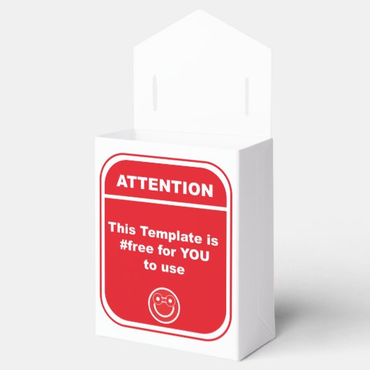 Achtung: Diese Vorlage ist #free für Cutomize Geschenkschachtel (Geöffnet)