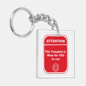 Achtung: Diese Vorlage ist #free für Cutomize   Schlüsselanhänger (Vorderseite links)