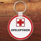 Achtung – EPELEPTIKER Schlüsselanhänger (Vorderseite)