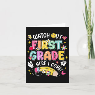 Achtung Erste Klasse hier komme ich Zurück zur Sch Karte