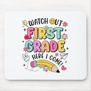Achtung, erste Klasse, ich komme zurück zur Schule Mousepad