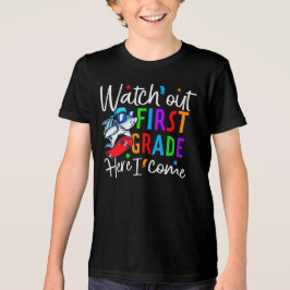 Achtung Erste Klasse Shirt – Geschenke zum Schulbe