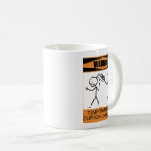 Achtung: Euphonium Player Coffee Tasse (VorderseiteRechts)