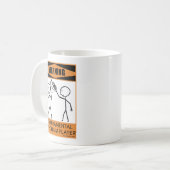 Achtung: Euphonium Player Coffee Tasse (Vorderseite Links)