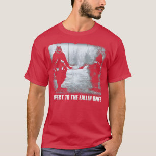 Achtung: Fallen motorzyklische Biker Lover 127 T-Shirt