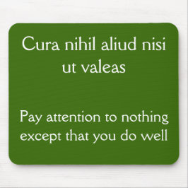 Achtung, gut machen mousepad