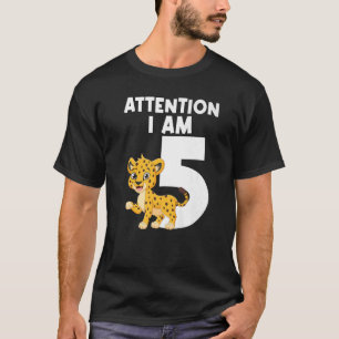 Achtung Ich bin 5 Tiger 50000000000000 T-Shirt