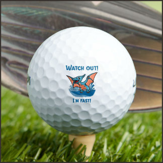 Achtung! Ich bin schnell! Golfball