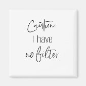 ACHTUNG: ICH HABE KEINEN FILTERmagnet Magnet (Vorne)