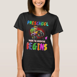 Achtung, ich werde die Vorschulstimmung von Dinos  T-Shirt