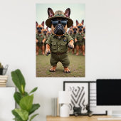 Achtung: In Form gebrannt Poster (Heimbüro)