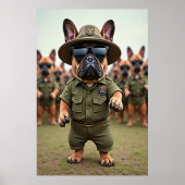 Achtung: In Form gebrannt Poster (Vorne)