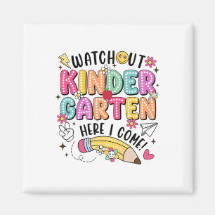 Achtung Kindergarten, ich komme - Erster Tag zurüc Magnet