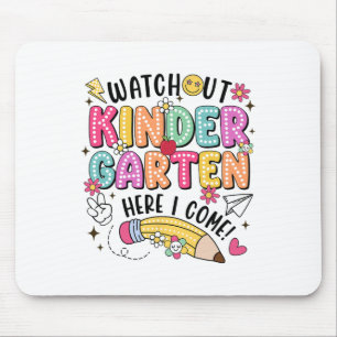 Achtung Kindergarten, ich komme Erster Tag zurück Mousepad