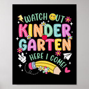 Achtung Kindergarten Ich Komme Kinder Zurück In Di Poster