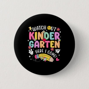 Achtung Kindergarten Ich Komme Kinder Zurück Zu Button