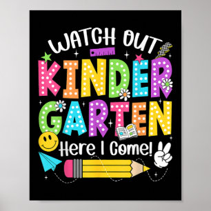 Achtung Kindergarten Ich Komme Kinder Zurück Zu Poster