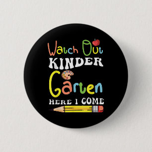 Achtung Kindergarten ich komme Kinder zurück zur S Button