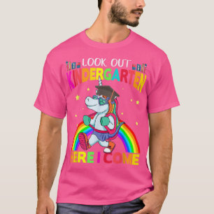 Achtung Kindergarten ich komme Lustiges Einhorn Ba T-Shirt