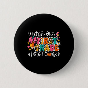 Achtung Kindergarten, ich komme Zurück zur Schule Button