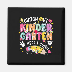 Achtung Kindergarten, ich komme zurück zur Schule Magnet