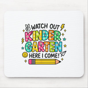 Achtung Kindergarten, ich komme zurück zur Schule Mousepad