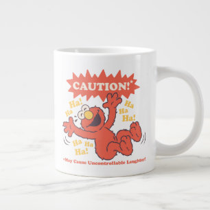 Achtung Lachender Elmo Voraus Jumbo-Tasse