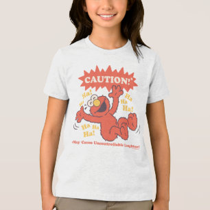 Achtung Lachender Elmo Voraus Tri-Blend Shirt