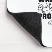Achtung Mädchen-Trip im Gange Urlaub Dänemark Mousepad (Ecke)