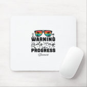 Achtung Mädchen-Trip im Gange Urlaub Dänemark Mousepad (Mit Mouse)