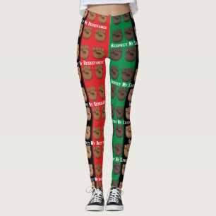Achtung meiner Existenz oder erwarte meinen Widers Leggings