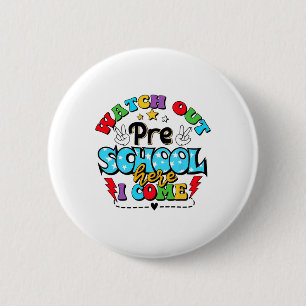 Achtung Mittelschule Ich Komme Lustig Zurück Zu  Button