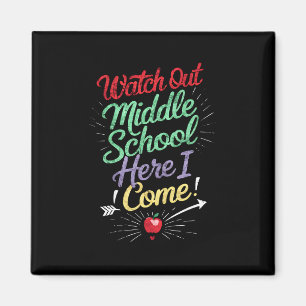 Achtung Mittelschule jetzt komme ich Schule Magnet