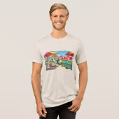Achtung: Molchstrand Tri-Blend Shirt (Vorderseite voll)