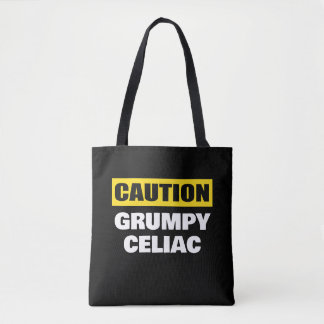 Achtung mürrische Zöliakie Glutenunverträglichkeit Tasche
