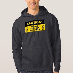 Achtung: Musiklehrer am Arbeitsplatz Funny Music S Hoodie