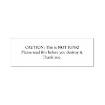 ACHTUNG: NICHT JUNK! Permastempel