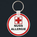 Achtung - NUSS Allergie Schlüsselanhänger<br><div class="desc">Achtung ich habe eine Nuss – Allergie! Weisen sie auf ihre Allergie mit Hilfe dieses Anhängers hin. Für ihre Umwelt ist es so einfacher zu reagieren wenn sie es vielleicht nicht mehr können. Auch kann er sie im Notfall vor einer falschen Medikamentengabe schützen.</div>